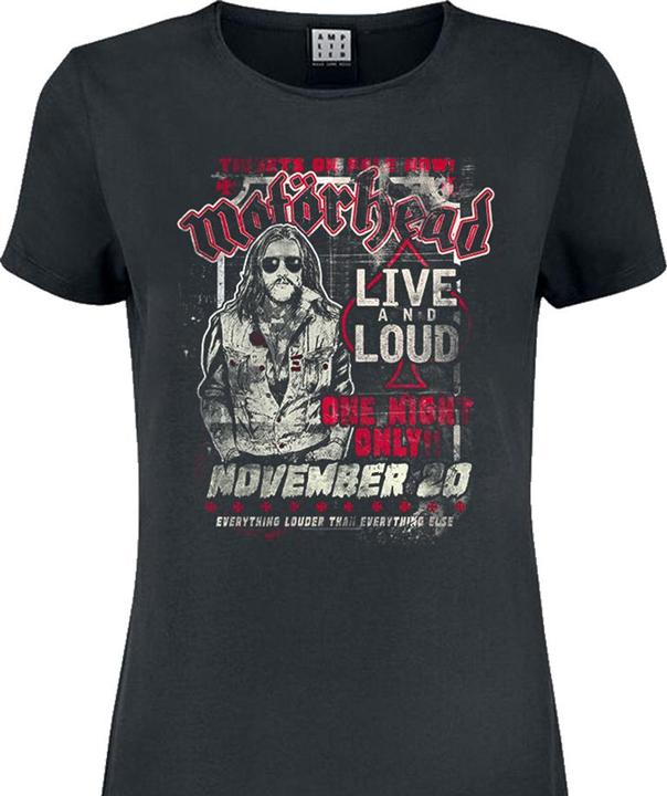 Actual product image Amplified Womens/Ladies One Night Only Motorhead T-Shirt Dress (M)