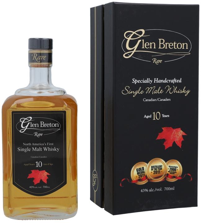 Produktbild Glen Breton 10 Years (Single Malt, 1 x 70 cl)