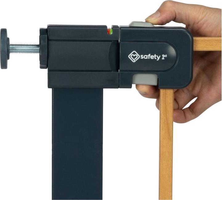 Immagine prodotto Safety 1st - SF1 Easy Close - Metal Wood Effect - 73-80cm, extendable to 136cm (73 cm)