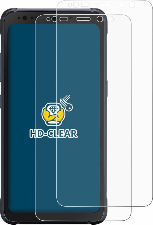 Actual product image BROTECT Screen Protector Clear (2 Piece, Samsung Galaxy S8 Active)