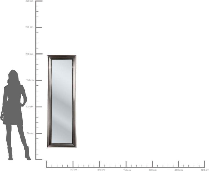 Immagine prodotto Kare Design Cornice Argento specchio in piedi (55 x 180 cm)