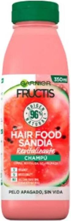 Garnier FRUCTIS HAIR FOOD sandía champú revitalizante 350 ml (350 ml, Flüssiges Shampoo)