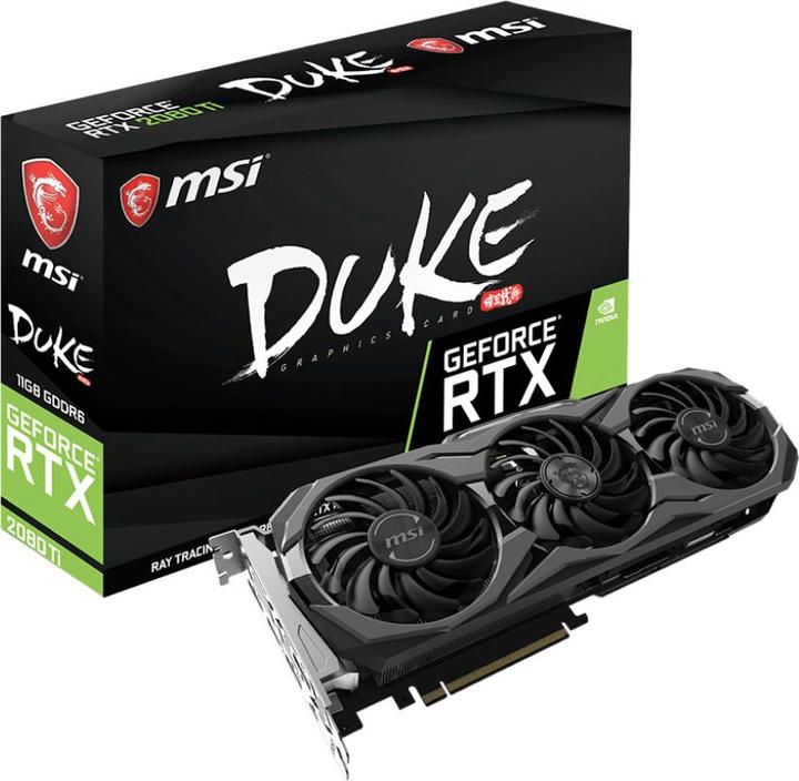 Image du produit MSI GeForce RTX 2080 Ti DUKE 11G OC (11 Go)