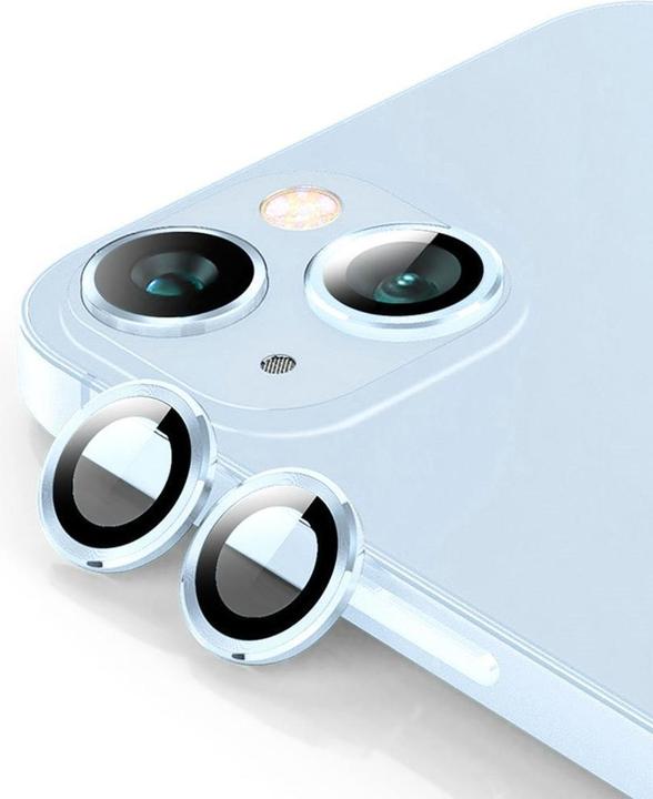 Ueli Express Kamera Panzerglas Linsenschutz (1 Stück, Apple iPhone 15 Plus, Apple iPhone 15)