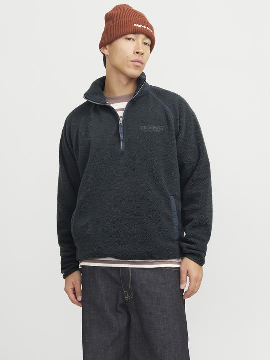 Actual product image Jack & Jones Single-coloured fleece sweatshirt Fleece sweatshirt (S)