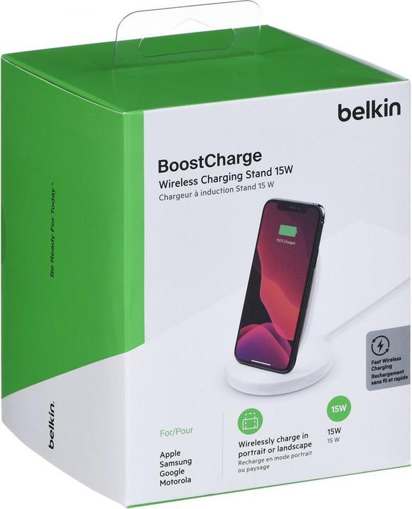 Productafbeelding Belkin Boost Charge Ladeständer, kompatibel mit QI-Geräten (15 W)