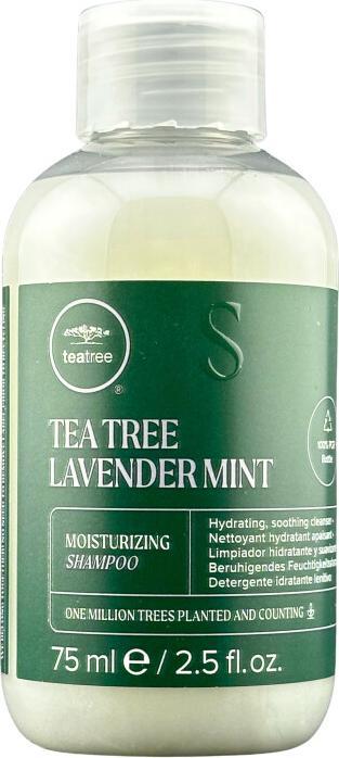 Actual product image Paul Mitchell Tea Tree Lavender Mint Moisturizing Shampoo 75 ml Mini (75 ml, Liquid shampoo)