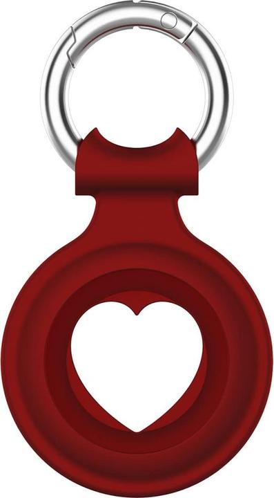Image du produit Screenguard Apple Airtag Liquid Silikon Heart Case mit Anhänger