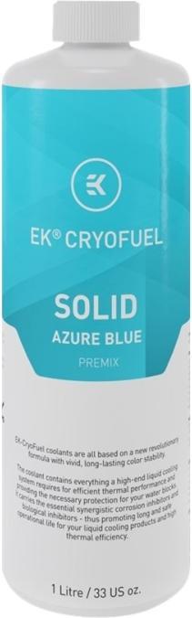 Actual product image EKWB EK-CryoFuel Solid Premix - Azure Blue (1000 ml, Ready-mix)