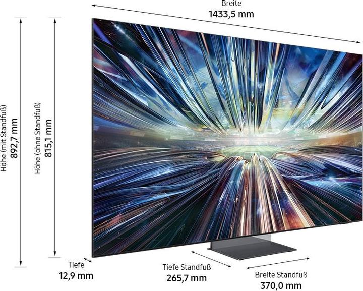 Produktbild Samsung GQ65QN900DT (65", QN900D, NeoQLED, 8K, 2024)