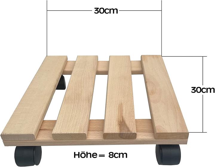 Produktbild Hossi's Wholesale 10x Rolluntersetzer, eckig
