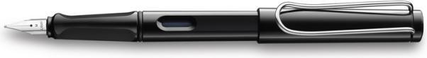 Lamy Füllfeder Safari schwarz glanz LH Linkshänder (Schwarz)