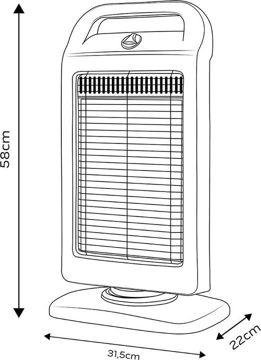 Actual product image Neo Halogenowy promiennik podczerwieni 400