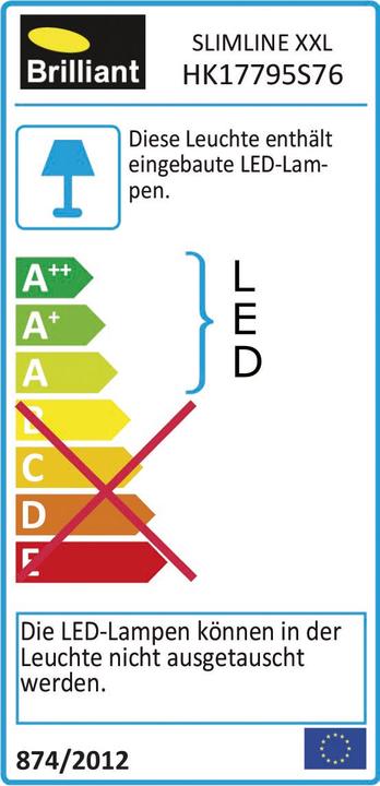 Energy Label Brilliant Slimline (300 lm)