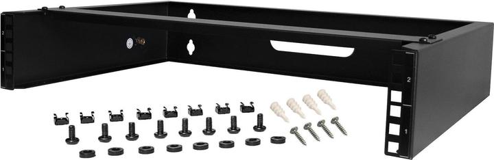 Immagine prodotto StarTech com 2HE Wandmontage Netzwerkschrank klein - 19 Zoll Patchhalter/Rackschrank - Industriegehä (2 HE, Rack da 19 pollici)