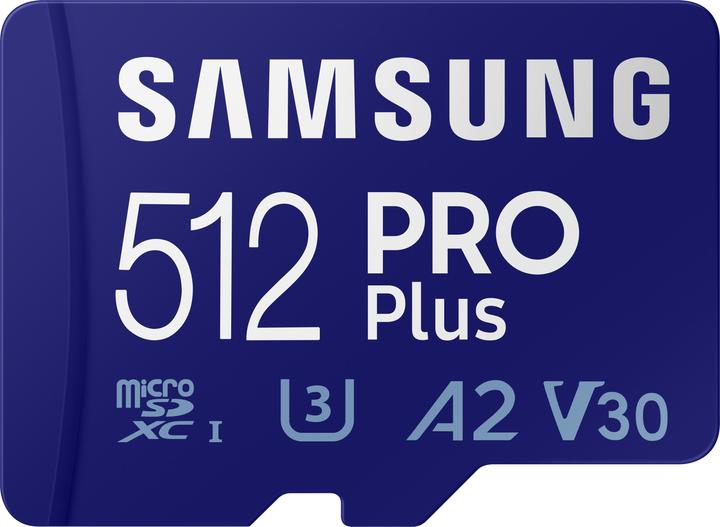Productafbeelding Samsung Pro Plus (512 GB, microSDXC, U3, UHS-I)