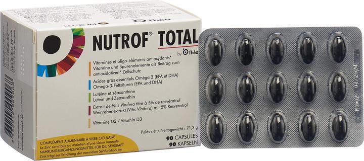Actual product image Théa Nutrof Total (90 Piece, Capsules, 111 g)
