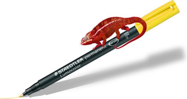 Actual product image Staedtler Lumocolor permanent (Yellow, 0.60 mm, 1 x)