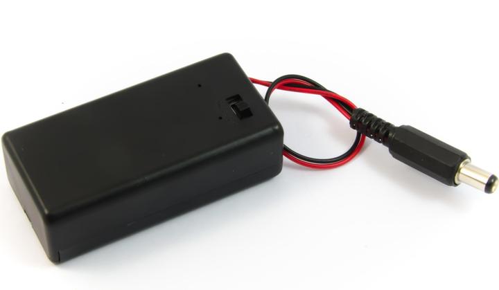 Actual product image Purecrea Battery compartment / battery holder 9V with connection cable and switch