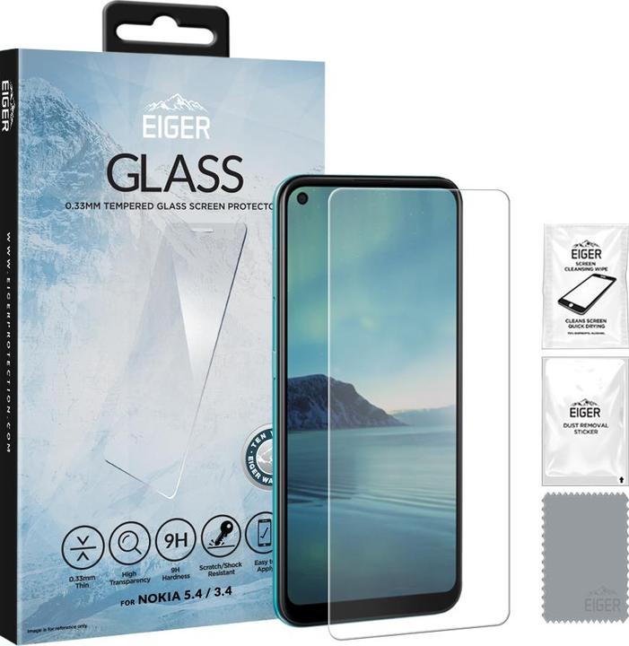 Immagine prodotto Eiger Mountain Glass Clear (1 Pezzo/i, Nokia 5.4)