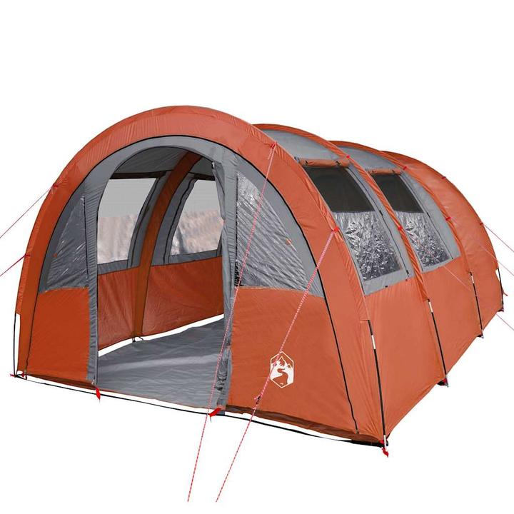 Produktbild VidaXL Campingzelt 4 Personen & Orange 483 x 340 x 193 cm 185T Taft (Kuppelzelt, 12.90 kg, 4 Personen)