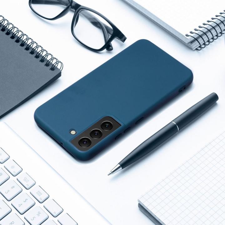 Actual product image Partner Telecom Back panel cover OEM SILICONE case for SAMSUNG A20E blue (Samsung Galaxy A20e)
