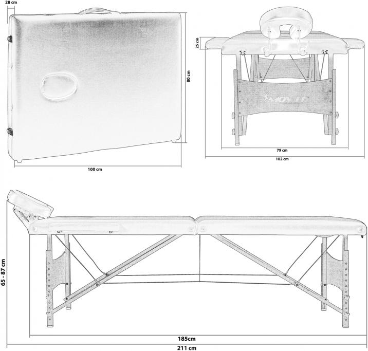 Produktbild Maxstore Massageliege