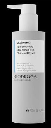Biodroga Cleansing Fluid 200ml Face Cleanser Pore Cleanser Face Wash Skin Friendly (Schaum, 200 ml)