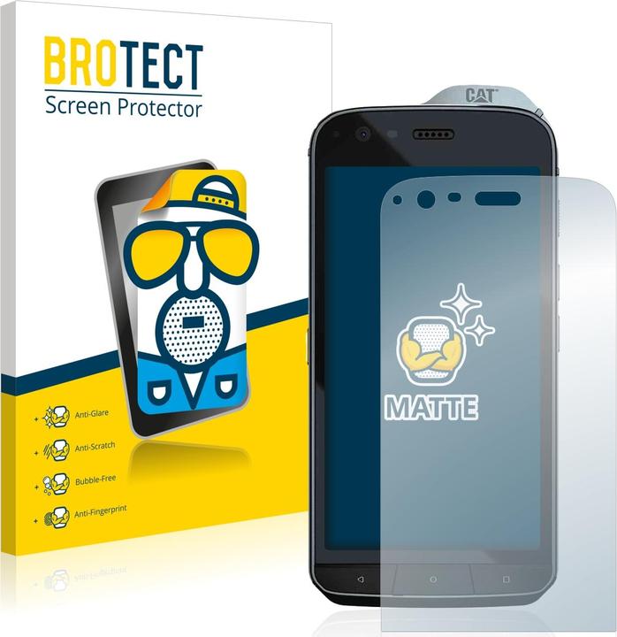 Productafbeelding BROTECT Antireflecterende schermbeschermer mat (2 Stuk, CAT S61)