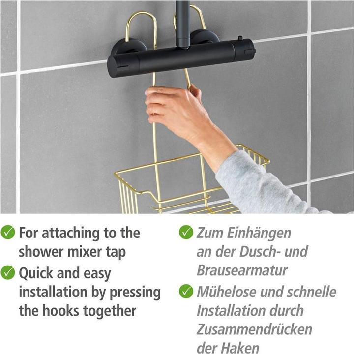 Actual product image Wenko Thermostatic shower caddy Milo (25 x 14 x 36 cm)
