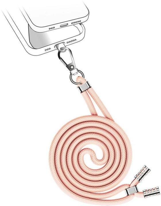 Actual product image Valenta Universal Handykette Pink, Befestigung: Haken