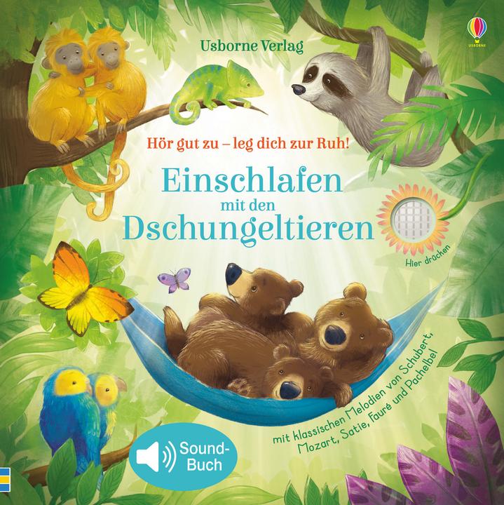 Actual product image Hör gut zu – leg dich zur Ruh! Einschlafen mit den Dschungeltieren (German, Sam Taplin, 2019)