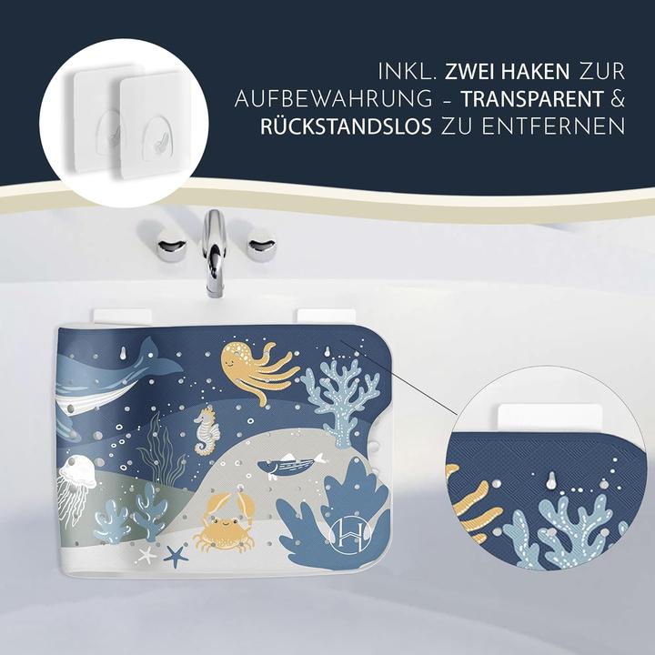 Produktbild Homerella Kinder Badewannenmatte 100x40 cm - Antirutschmatte Badewanne BPA frei (100 x 40 cm)