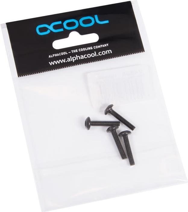 Actual product image Alphacool Radiator fan mounting screw M3 x 15 mm - 4 pcs