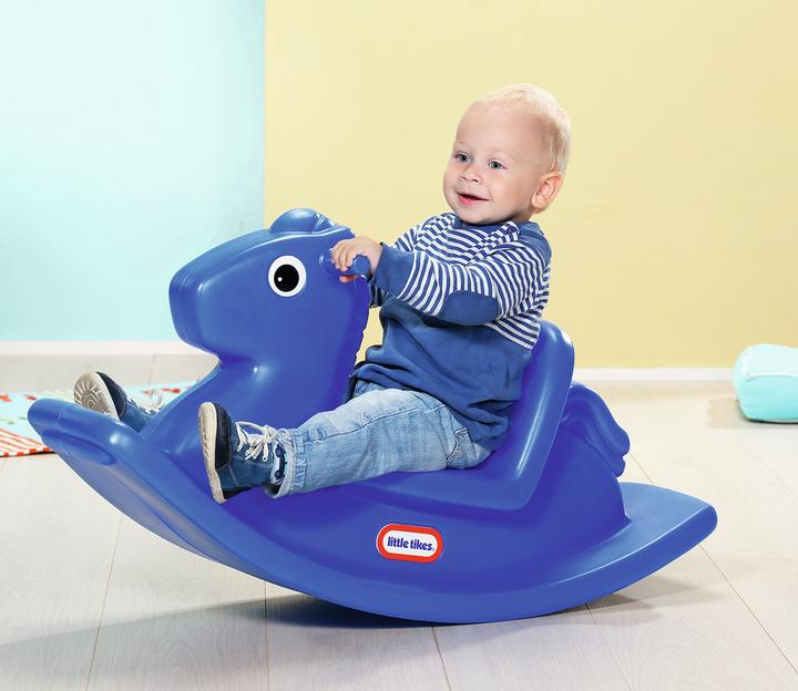 Immagine prodotto Little Tikes Cavallo a dondolo in cartone blu 173950