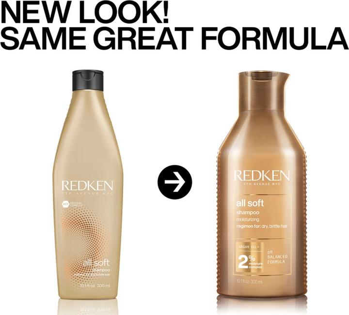 Produktbild Redken All Soft (300 ml, Flüssiges Shampoo)