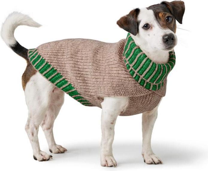 Produktbild Hunter Dogcoat Odense 30 + hat, beige/green - (203525) (30, Hundemantel)