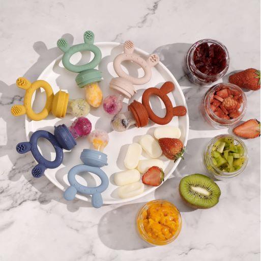 Actual product image Haakaa Fruit teat and freezer sleeve set - lavender