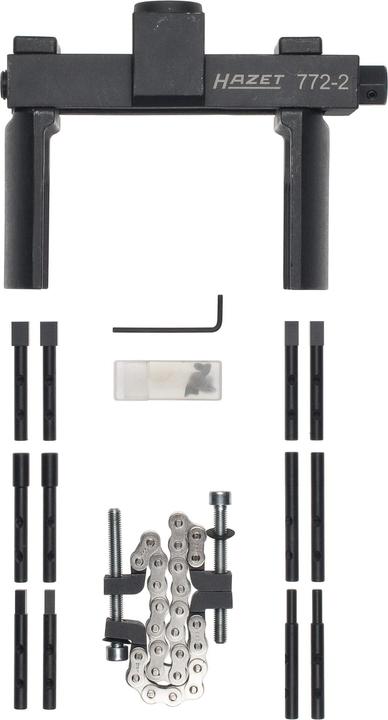 Produktbild HAZET Universal Achs- und Nutmuttern-Schlüsseleinheit Werkzeug Satz 772-2/16 ∙ Vierkant20 mm (3/4 Z…