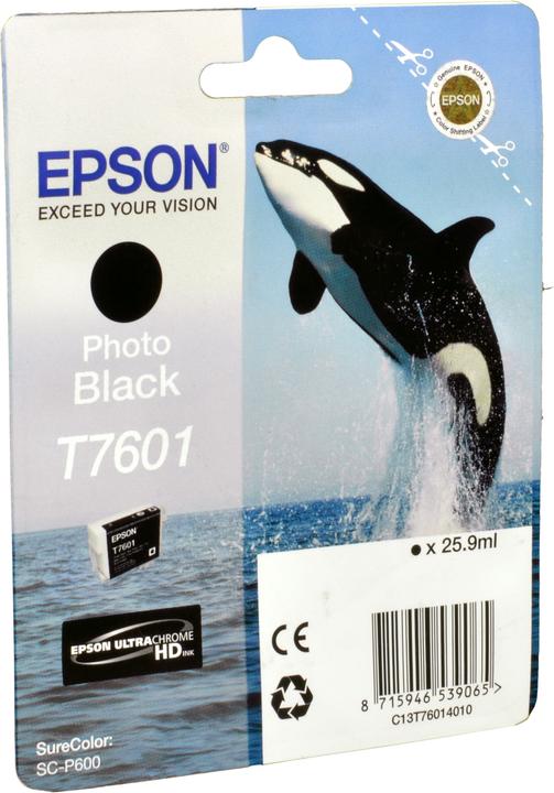 Image du produit Epson T7601 Ultra Chrome HD (PBK)