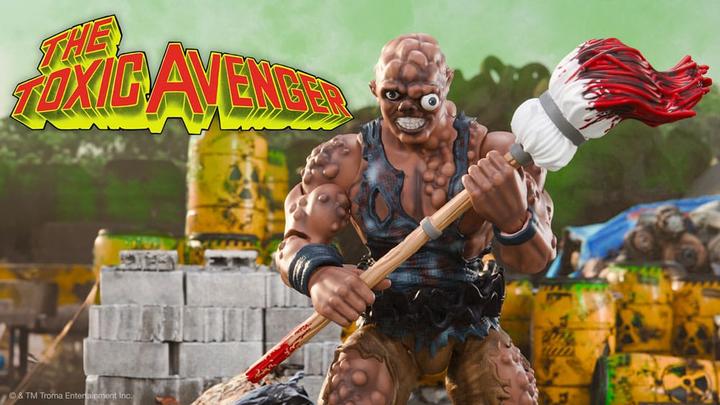 Actual product image Super7 Toxic Avenger Ultimates action figure Toxic Avenger Movie Version 18 cm