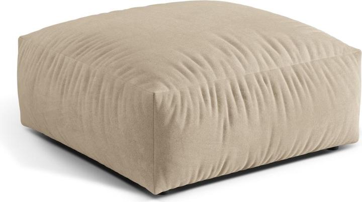 Actual product image Micadoni Modular Pouf, "Martina", 1 Seat, 106x106x44 Made in Europe (Cushioned stools)
