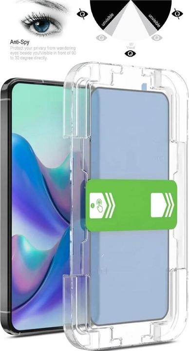 Protectorking 4x Echtes Tempered 9H Panzerhartglas Blickschutz (4 Stück, Apple iPhone 13 Pro)