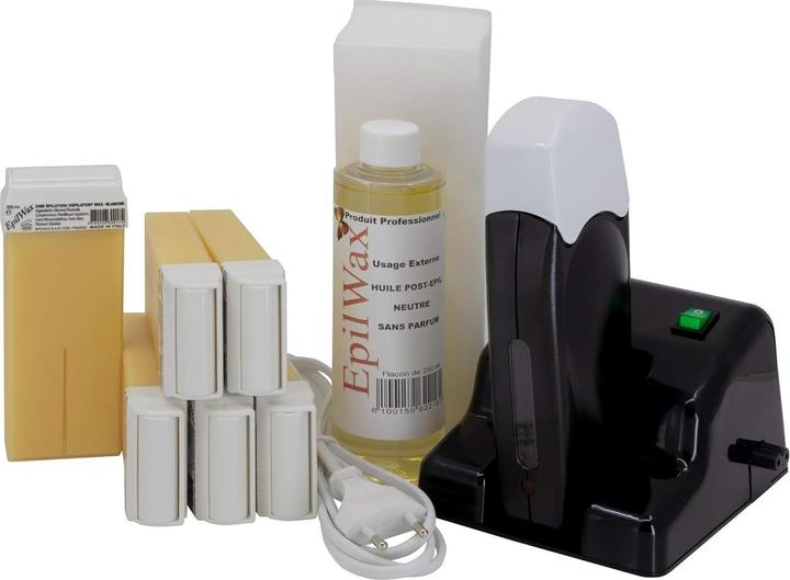 Produktbild EpilWax Wachswärmer Waxing Set mit 6 Roll-On Patronen