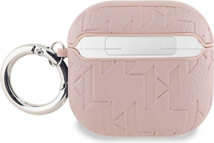 Produktbild Karl Lagerfeld Monogram Karl & Choupette Head Case for AirPods 4 - Pink (Kopfhörer Tasche)