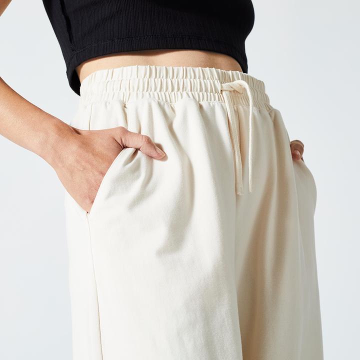Image du produit Domyos Pantalon ample Fitness Femme - 520 Blanc Coquille (W26/L30)