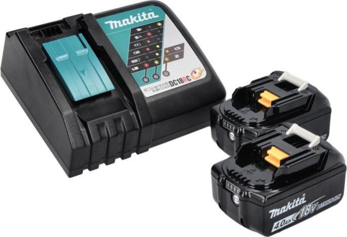 Actual product image Makita DWR 180 RMJ Battery ratchet screwdriver 18 V 47.5 Nm 1/4" 3/8" + 2x battery 4.0 Ah + charger + (1/4")