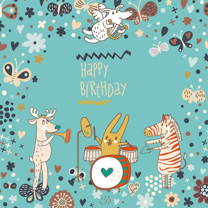 Image du produit Cart Carte de voeux Bon Anniversaire (1 pcs)