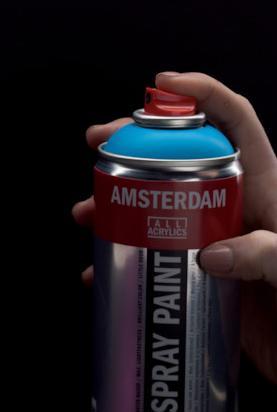 Image du produit Amsterdam Peinture en spray (Jaune primaire, 400 ml)