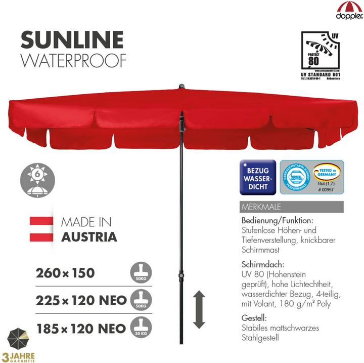 Image du produit Doppler GS Sunline Waterproof Neo (1.20 m)